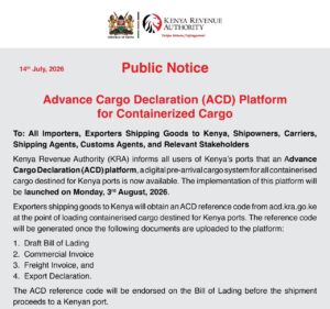 ACD Kenya Notice